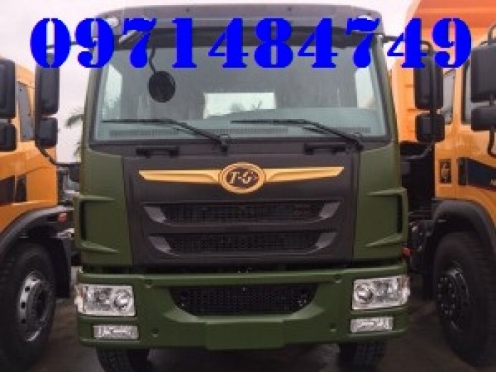 Xe ben DongFeng 8T75. Bán xe ben DongFeng 8T75 máy Faw mặt lạ mới 2018