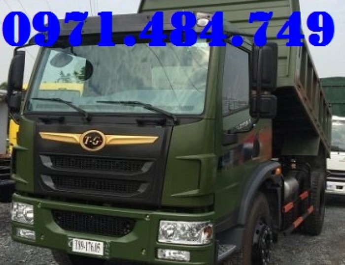 Xe ben DongFeng 8T75. Bán xe ben DongFeng 8T75 máy Faw mặt lạ mới 2018