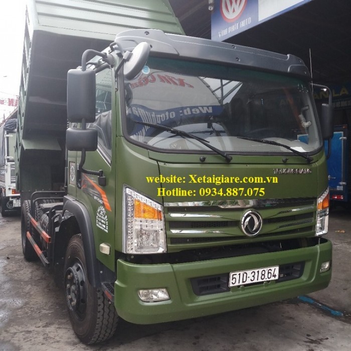 Bán xe ben Dongfeng 6t9 – 6.9 tấn – 6.9 tân trả góp lãi suất ưu đãi