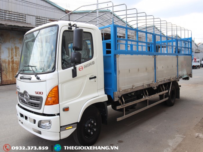 Xe Tải Hino 6T2 Thùng Mui Bạt - Hino FC - Hino 6T4 - Thùng bat - 2018 - Euro 4