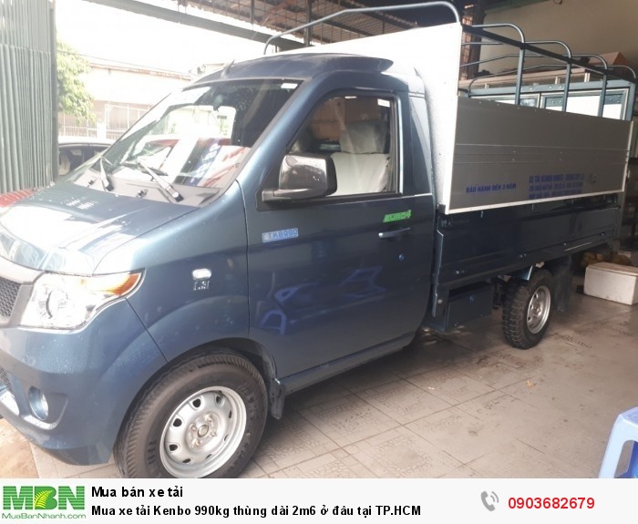 Mua xe tải Kenbo 990kg thùng dài 2m6 ở đâu tại TP.HCM