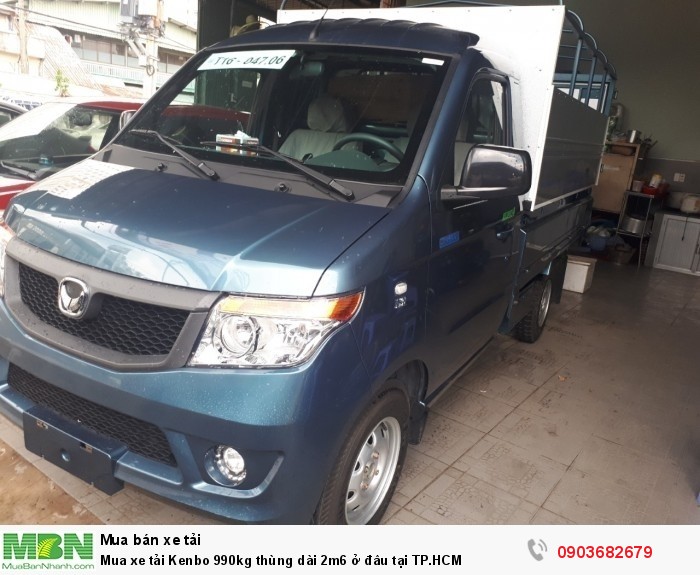 Mua xe tải Kenbo 990kg thùng dài 2m6 ở đâu tại TP.HCM