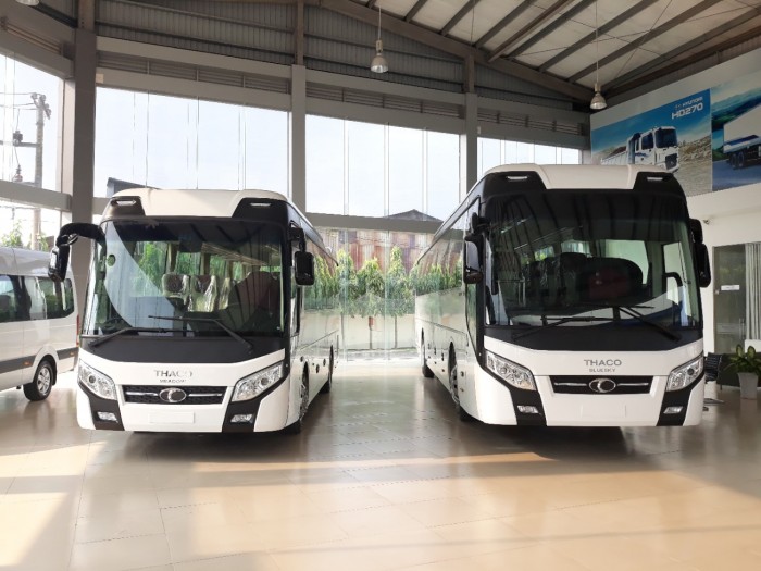 Chuyên bán xe khách THACO TB85S 29 - 34 chỗ (Bầu hơi), xe thaco 2020