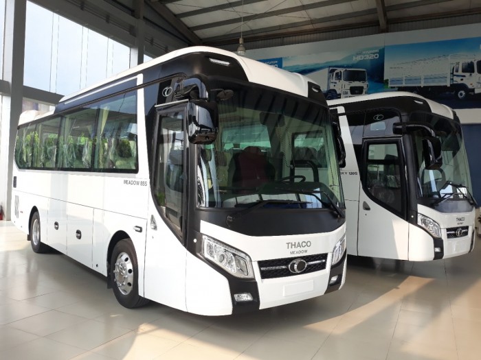 Chuyên bán xe khách THACO TB85S 29 - 34 chỗ (Bầu hơi), xe thaco 2020