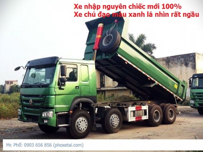 Xe Ben Howo 4 Chân 17 Tấn- Hot Hot, Giá Sốc