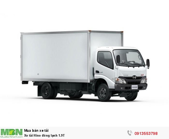 Xe tải Hino đông lạnh 1.9T