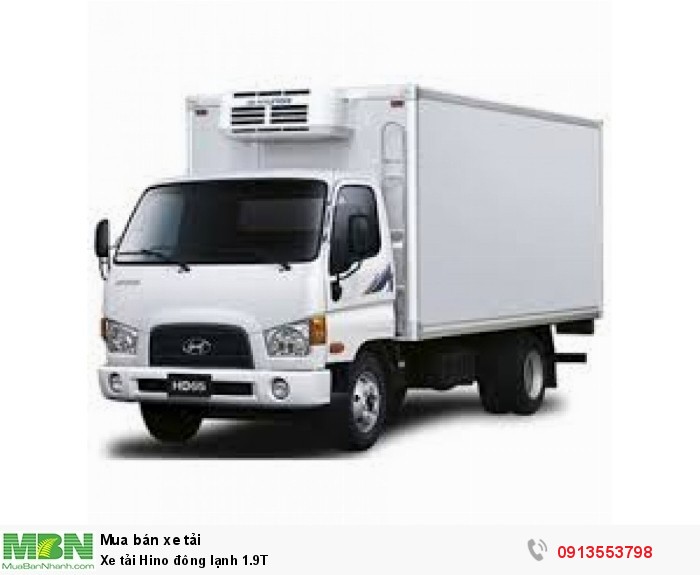 Xe tải Hino đông lạnh 1.9T