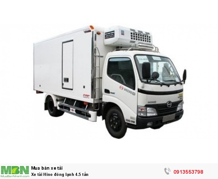 Xe tải Hino đông lạnh 4.5 tấn
