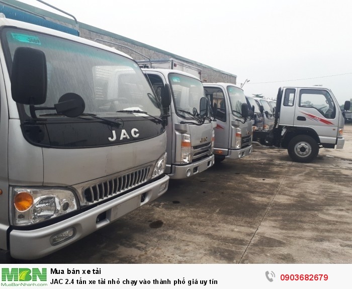 JAC 2.4 tấn xe tải nhỏ chạy vào thành phố giá uy tín