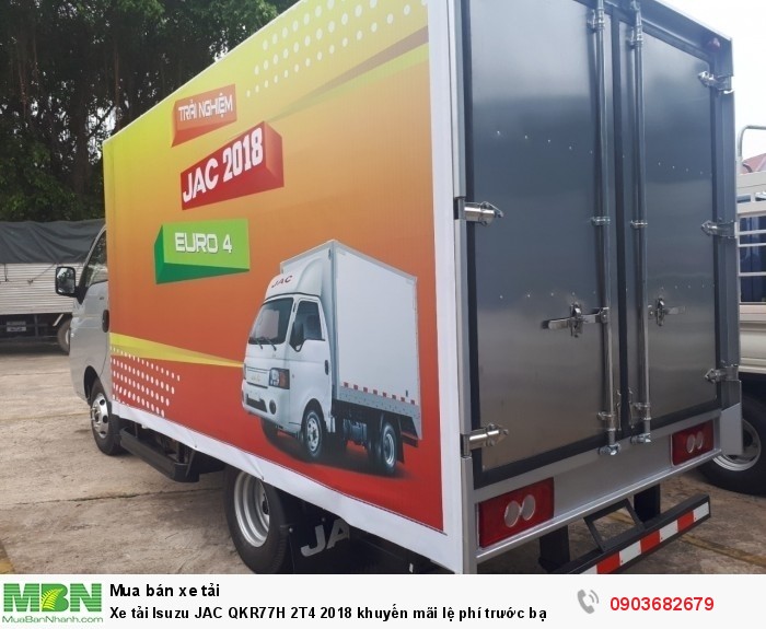 Xe tải Isuzu JAC QKR77H 2T4 2018 khuyến mãi lệ phí trước bạ