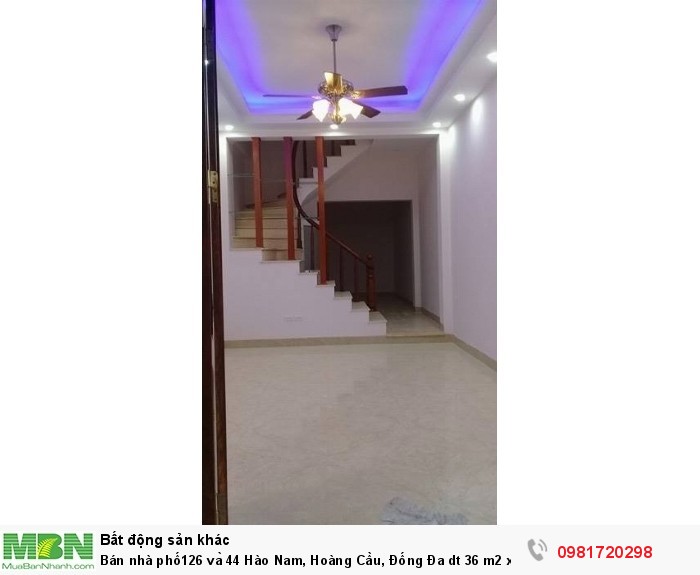 Bán nhà  phố126 và 44 Hào Nam, Hoàng Cầu, Đống Đa dt 36 m2 x 4,5 t mới tinh