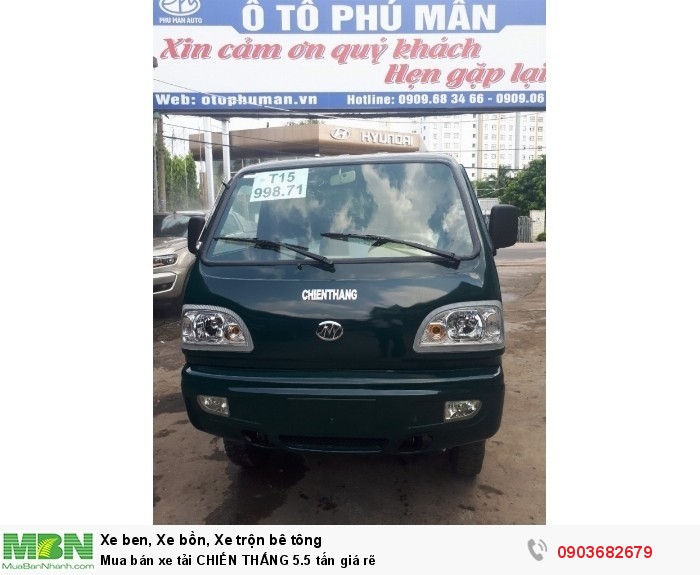 Mua bán xe tải CHIẾN THẮNG 5.5 tấn giá rẻ
