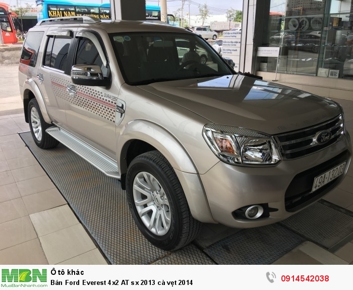 Bán Ford Everest 4x2 AT sx 2013 cà vẹt 2014