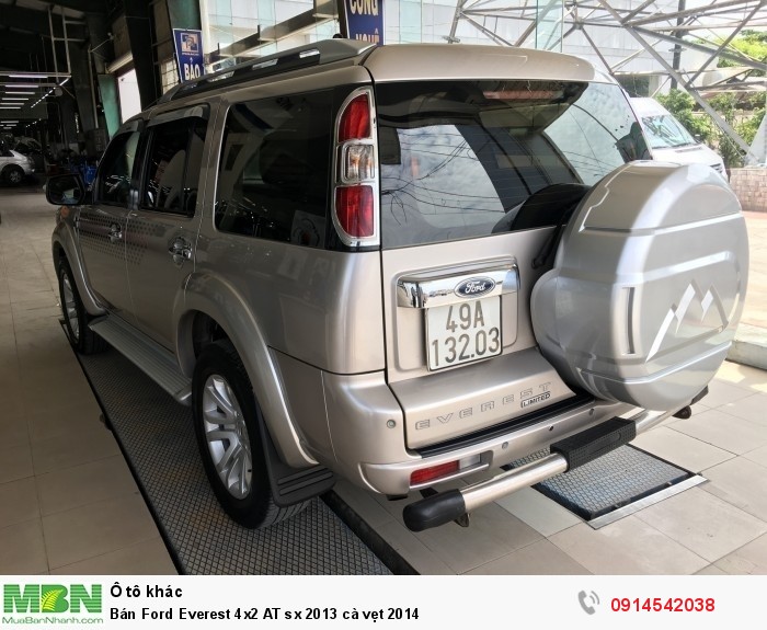 Bán Ford Everest 4x2 AT sx 2013 cà vẹt 2014