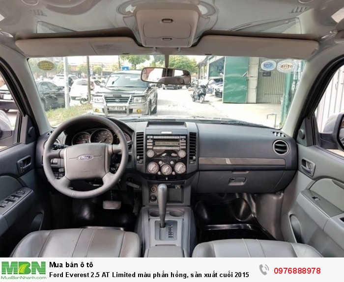 Ford Everest 2.5 AT Limited màu phấn hồng, sản xuất cuối 2015 số tự động