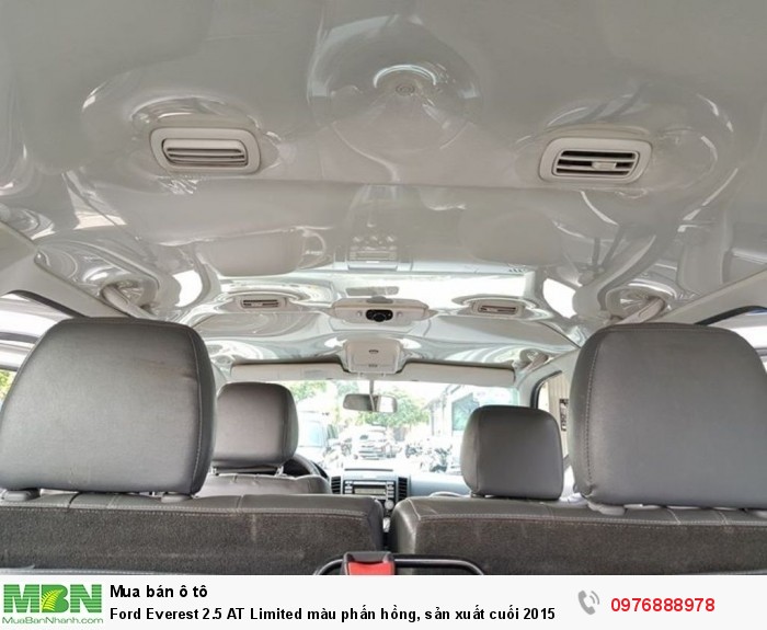 Ford Everest 2.5 AT Limited màu phấn hồng, sản xuất cuối 2015 số tự động