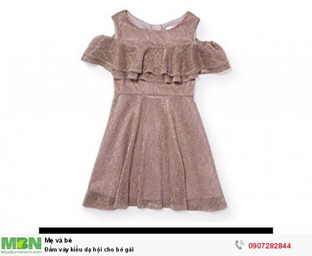 Đầm váy kiểu dạ hội cho bé gái(Size 3,4 Tuổi) Mới 100%, giá: 125.000đ, gọi:  0907 282 844, Quận Gò Vấp - Hồ Chí Minh, id-a4251200