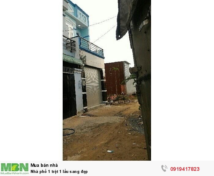 Nhà phố 1 trệt 1 lầu sang đẹp
