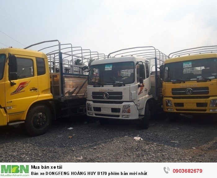 Bán xe DONGFENG HOÀNG HUY B170 phiên bản mới nhất