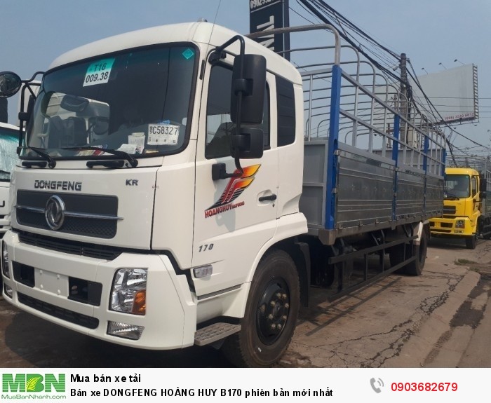Bán xe DONGFENG HOÀNG HUY B170 phiên bản mới nhất