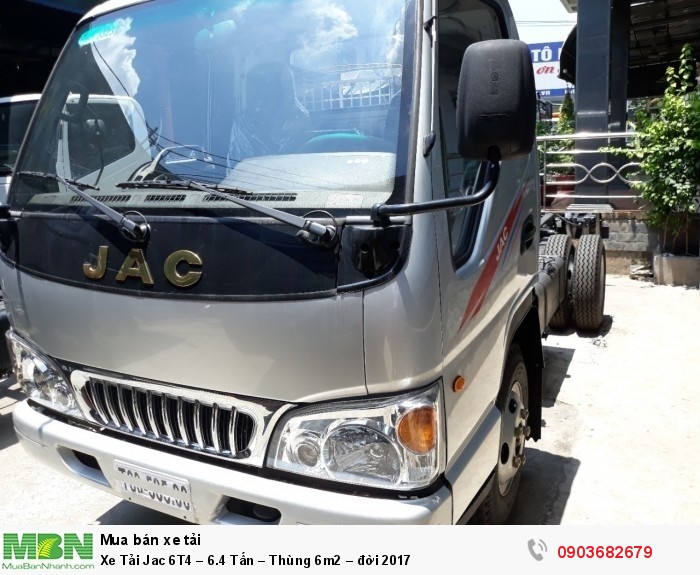 Xe Tải Jac 6T4 – 6.4 Tấn – Thùng 6m2 – đời 2017