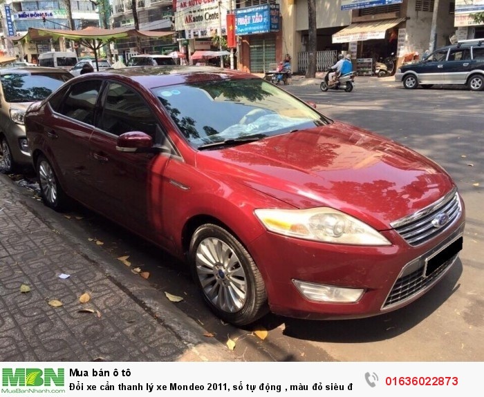 Đổi xe cần thanh lý xe Mondeo 2011, số tự động , màu đỏ siêu đẹp long lanh.