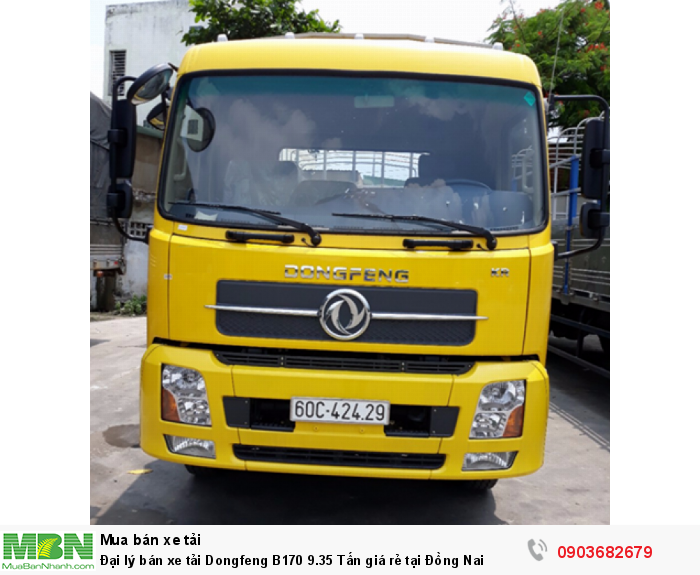 Đại lý bán xe tải Dongfeng B170 9.35 Tấn giá rẻ tại Đồng Nai