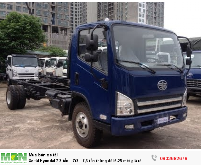 Xe tải Hyundai 7.3 tấn – 7t3 – 7,3 tấn thùng dài 6.25 mét giá rẽ
