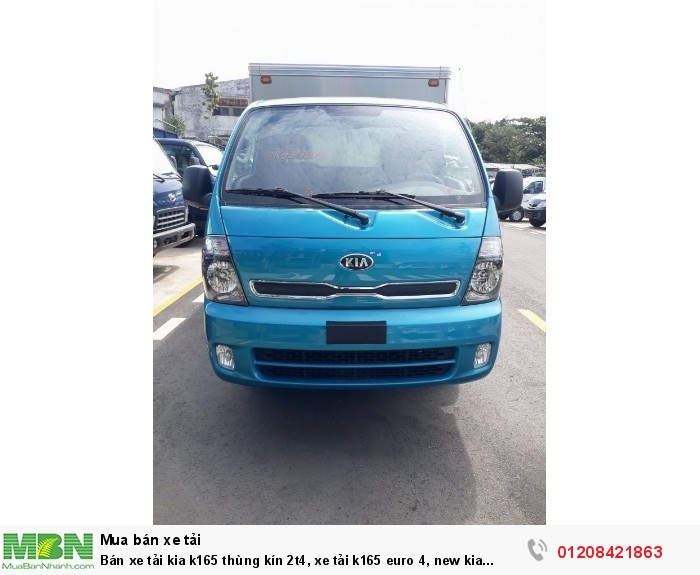 Bán xe tải kia k165 thùng kín 2t4, xe tải k165 euro 4, new kia k250