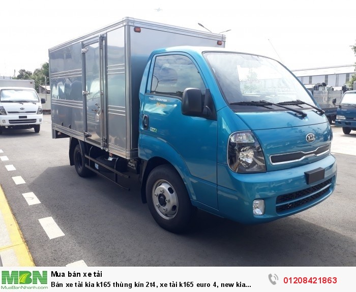Bán xe tải kia k165 thùng kín 2t4, xe tải k165 euro 4, new kia k250