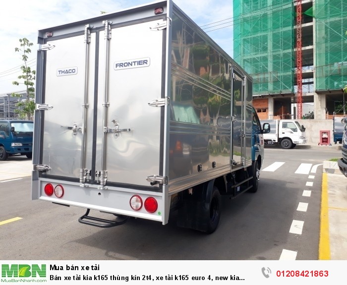Bán xe tải kia k165 thùng kín 2t4, xe tải k165 euro 4, new kia k250