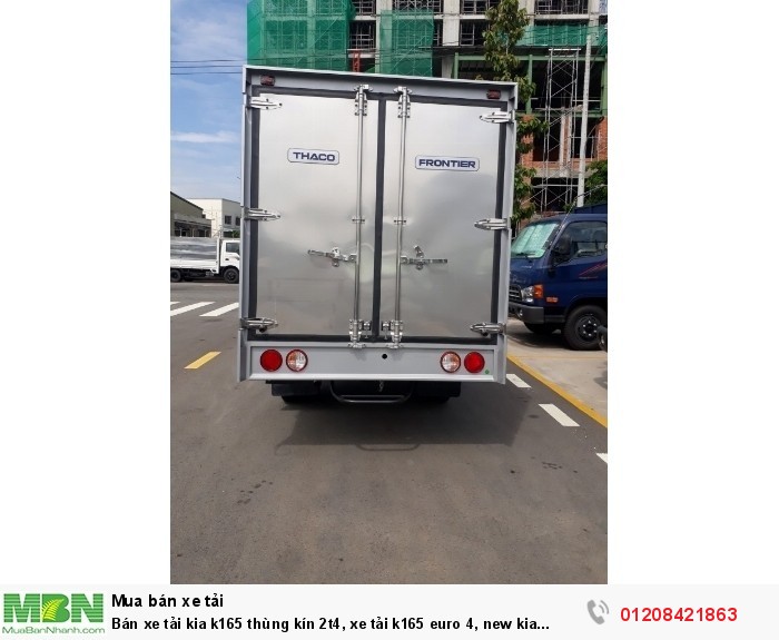 Bán xe tải kia k165 thùng kín 2t4, xe tải k165 euro 4, new kia k250