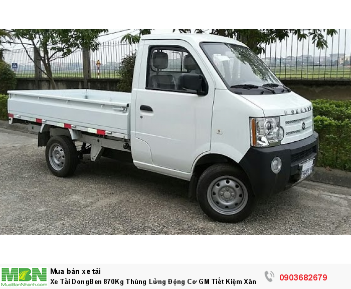 Xe Tải DongBen 870Kg Thùng Lửng Động Cơ GM Tiết Kiệm Xăng