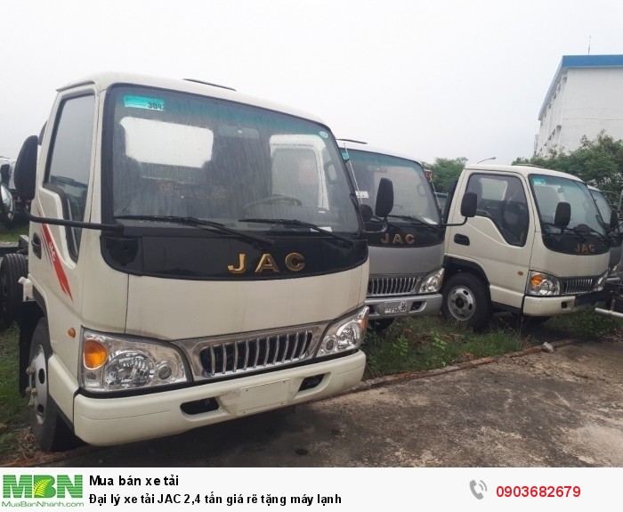 Đại lý xe tải JAC 2,4 tấn giá rẽ tặng máy lạnh