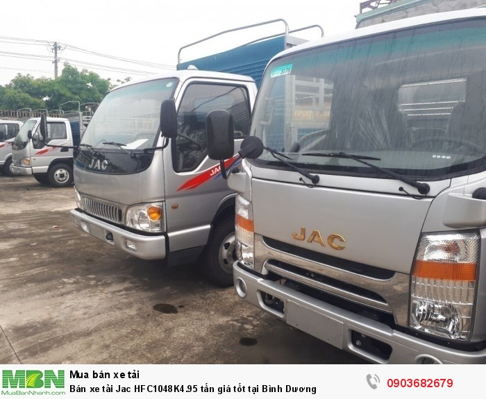 Bán xe tải Jac HFC1048K4.95 tấn giá tốt tại Bình Dương