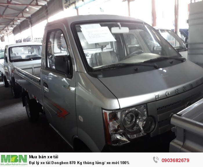 Đại lý xe tải Dongben 870 Kg thùng lửng/ xe mới 100%