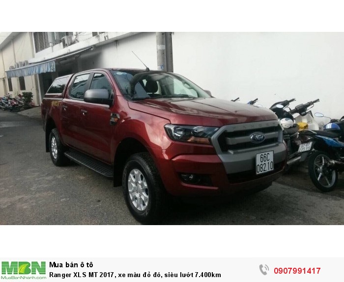 Ranger XLS MT 2017, xe màu đỏ đô, siêu lướt 7.400km