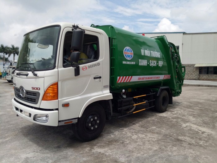 Xe Cuốn Ép Rác Hino Fg 14 Khối