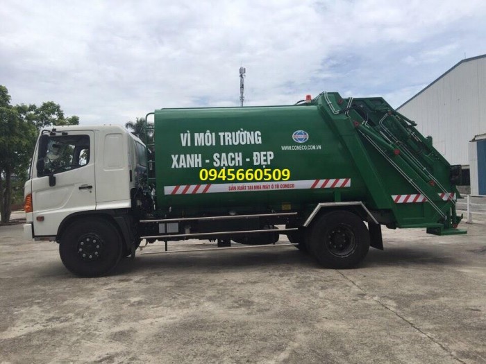 Xe Cuốn Ép Rác Hino Fg 14 Khối