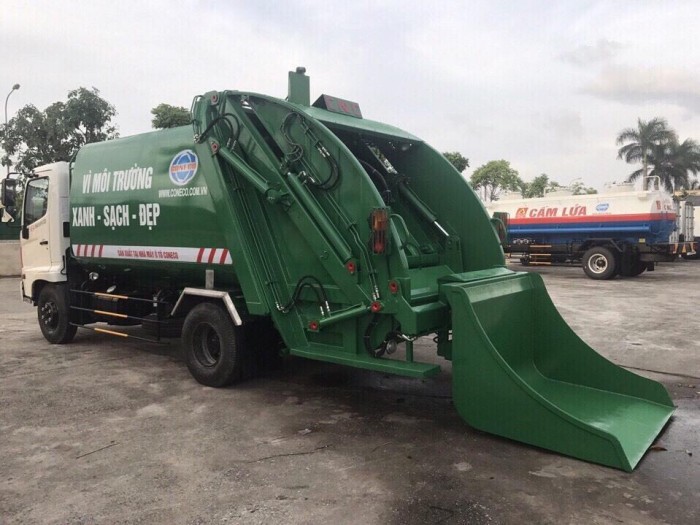 Xe Cuốn Ép Rác Hino Fg 14 Khối