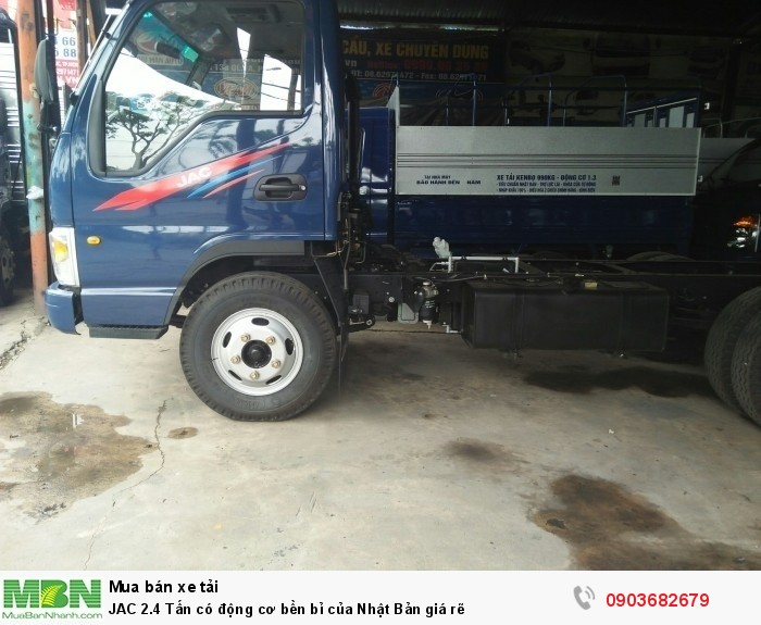 JAC 2.4 Tấn có động cơ bền bỉ của Nhật Bản giá rẽ
