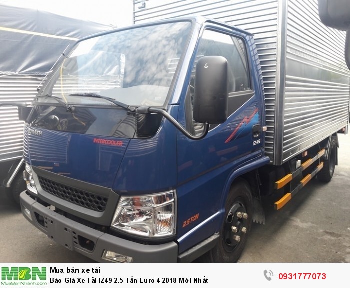 Báo Giá Xe Tải IZ49 2.5 Tấn Euro 4 2018 Mới Nhất 5