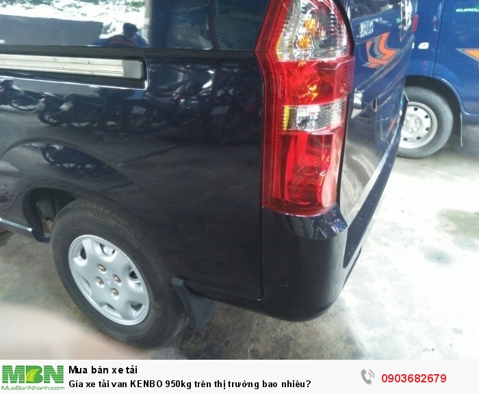 Gía xe tải  van KENBO 950kg trên thị trường bao nhiêu?