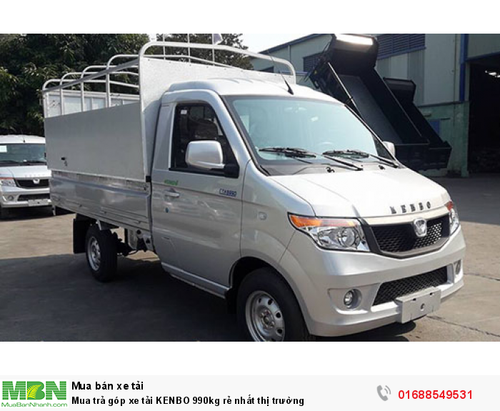Mua trả góp xe tải KENBO 990kg rẻ nhất thị trường