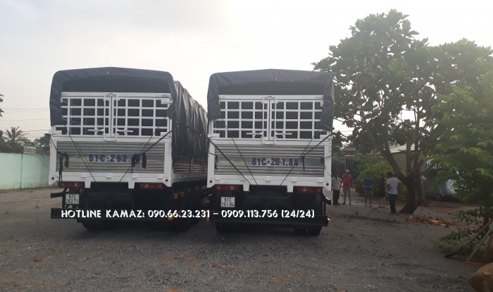 Kamaz 6540, Bán xe tải thùng Kamaz 6540 thùng 9m nhập khẩu Nga 2016