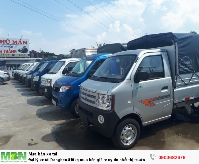 Đại lý xe tải Dongben 810kg mua bán giá rẻ uy tín nhất thị trường