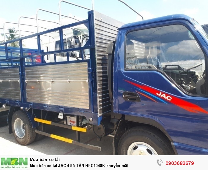 Mua bán xe tải JAC 4.95 TẤN HFC1048K khuyến mãi