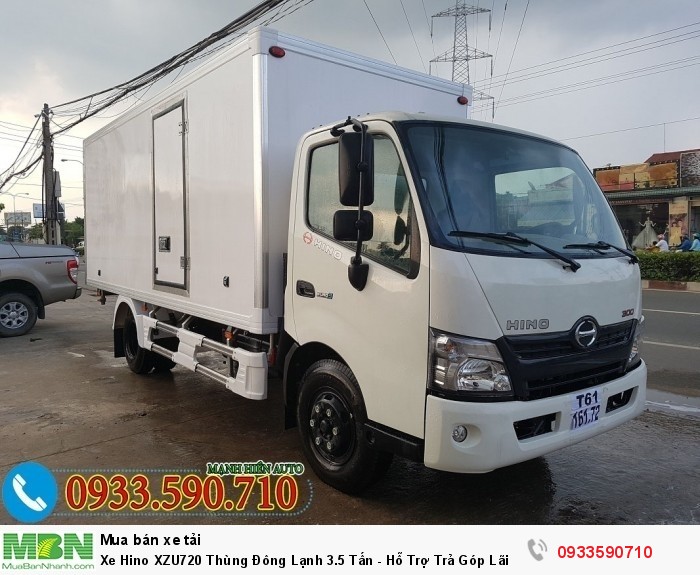 Xe Hino XZU720 Thùng Đông Lạnh 3.5 Tấn - Hỗ Trợ Trả Góp Lãi Suất Ưu Đãi