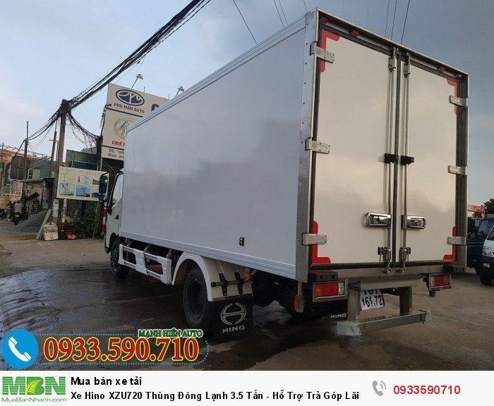 Xe Hino XZU720 Thùng Đông Lạnh 3.5 Tấn - Hỗ Trợ Trả Góp Lãi Suất Ưu Đãi