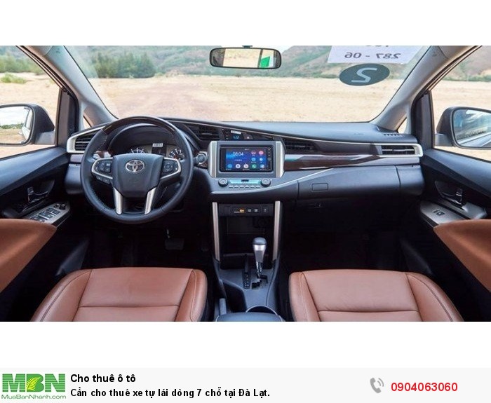 Cần cho thuê xe tự lái dòng 7 chỗ tại Đà Lạt.